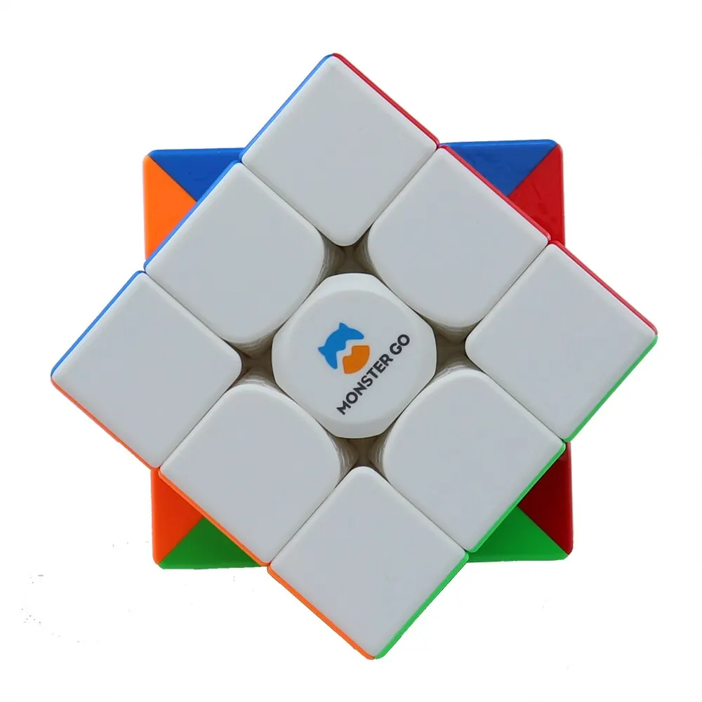 GAN Monster GO 3x3 M EDU Magnetic Magic Speed Cube Stickerless Professional Fidget Toys GAN MSG EDU 3X3 Cubo Magico Puzzle