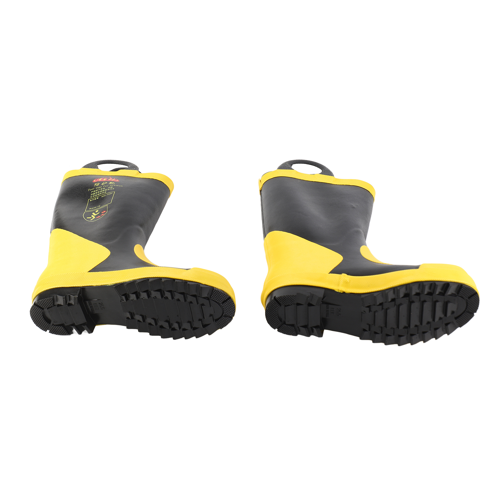 Emergency  High Boots Heat Proof Insulation Non Slip Rubber Fire Protective Boots Fire  Boots  High Boots