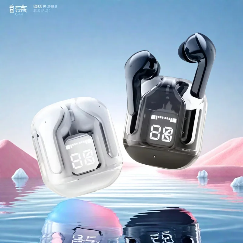 T2 ワイヤレスミニイヤホン LEDパワーデジタルディスプレイ TWS ワイヤレスヘッドセット ステレオサウンド Bluetoothヘッドホン 5.3