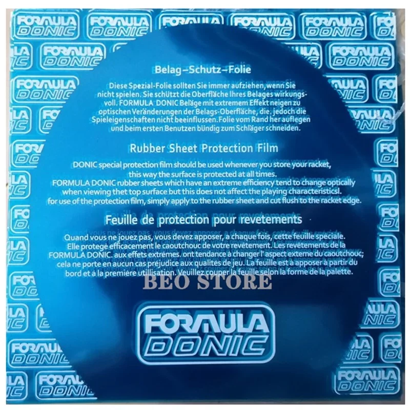 Película protectora de tenis de mesa DONIC, protector autoadhesivo de goma, juego de accesorios para paletas de ping pong, 5 uds./10 Uds.