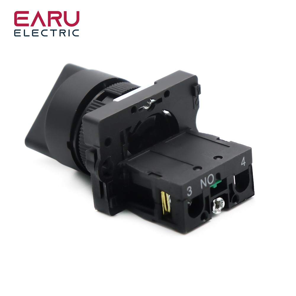 XB2-ED21 XB2-ED25 XB2-ED33 XB2-ED53 2 3 положения 1NO1NC 1NO 2NO с фиксацией мгновенного выбора поворотного кнопочного переключателя
