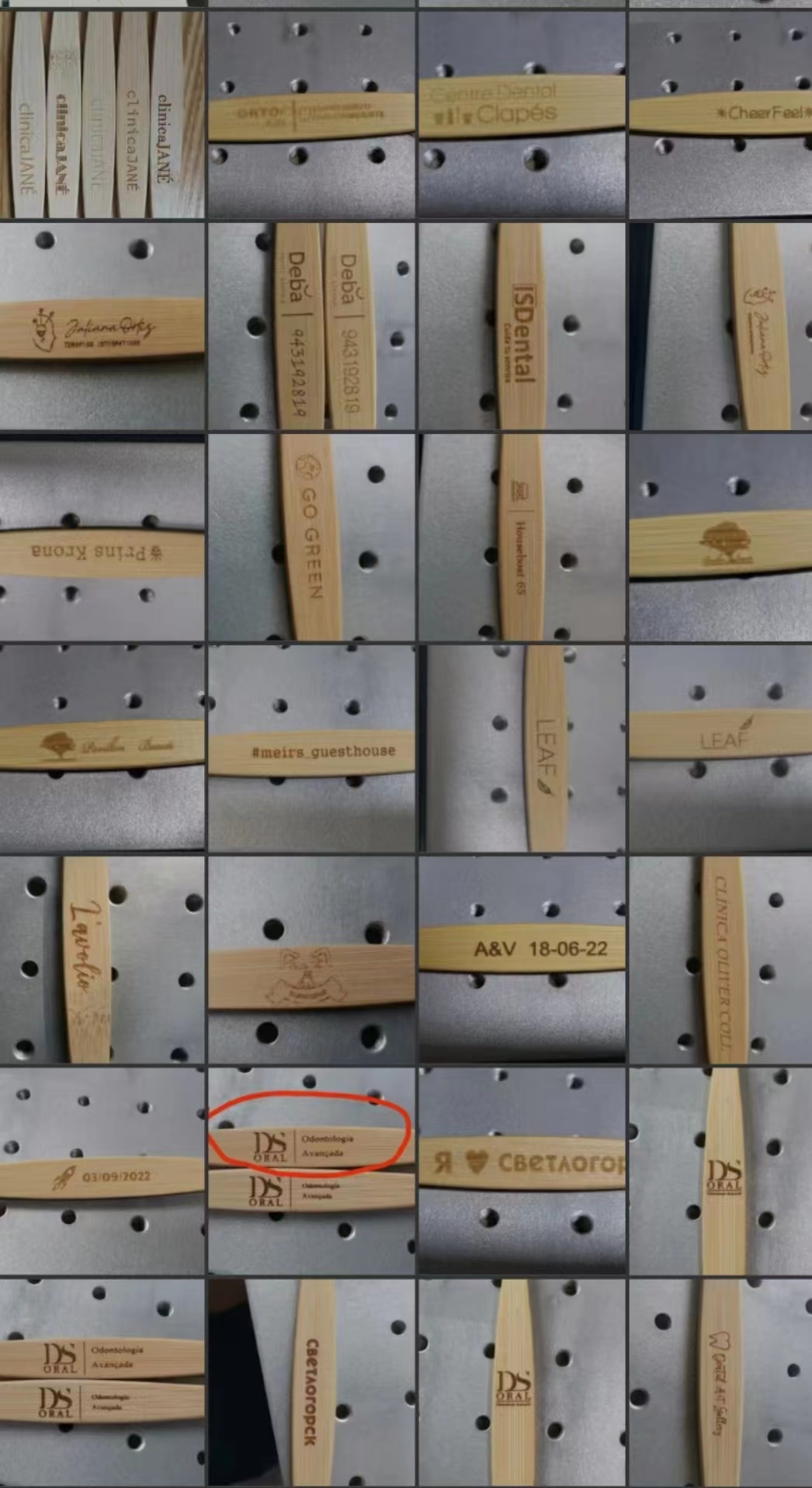 竹製歯ブラシ,カスタマイズ可能なロゴ付き,環境に優しい,木材,旅行用,大人用,50または100ユニット