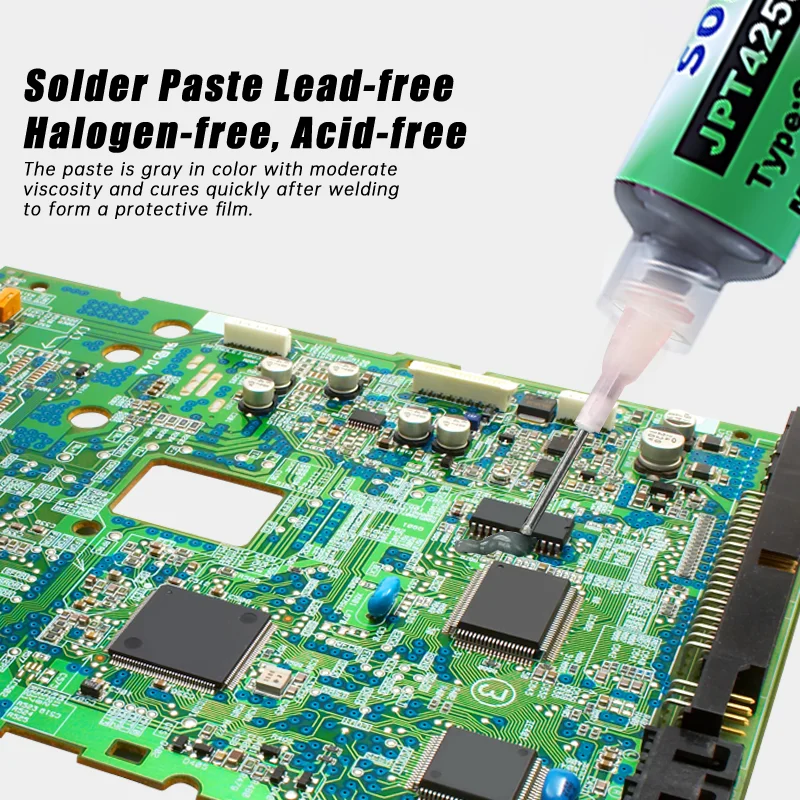 Sn42bi58 138℃ Smd Welding Paste Low Temperature Flux For Soldering Lead Free Solder Paste Repair Tin Paste Welding Components