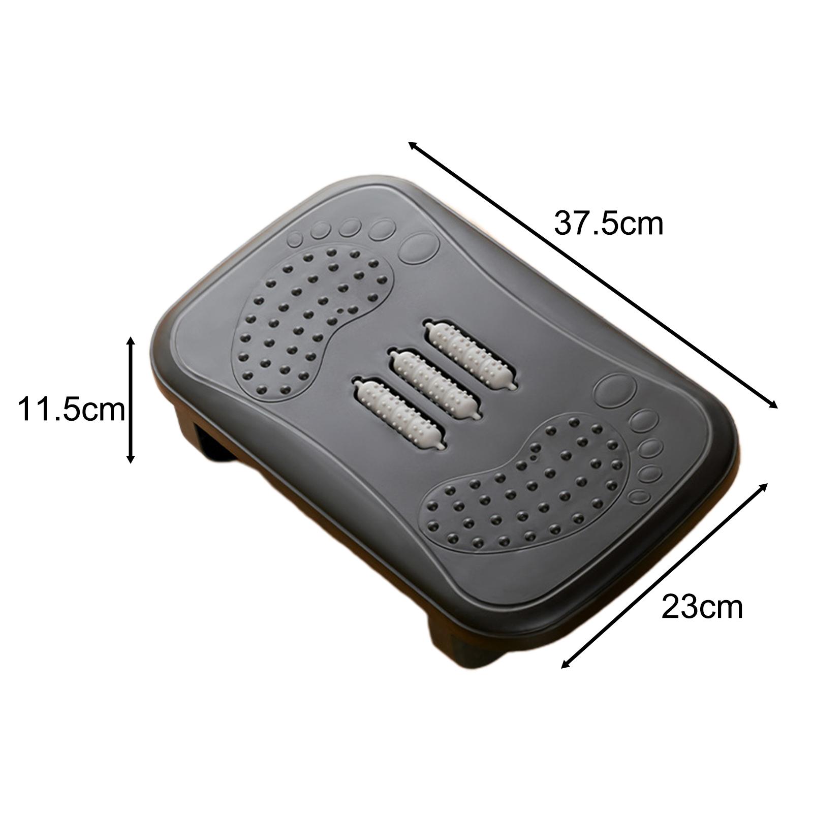 Foot Stool with Massage Rollers Leg Rest Foot Support Foot Rest Under Desk for Car Office Women Men Living Room Computer Desk