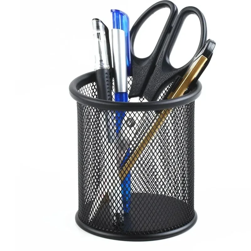 Stifthalter Büro Schreibtisch Metall Mesh Stiftständer Bleistift Schreibwaren Organizer Ständer Lagerung Bleistift Tasse Schreibtisch Liefert Bleistifthalter
