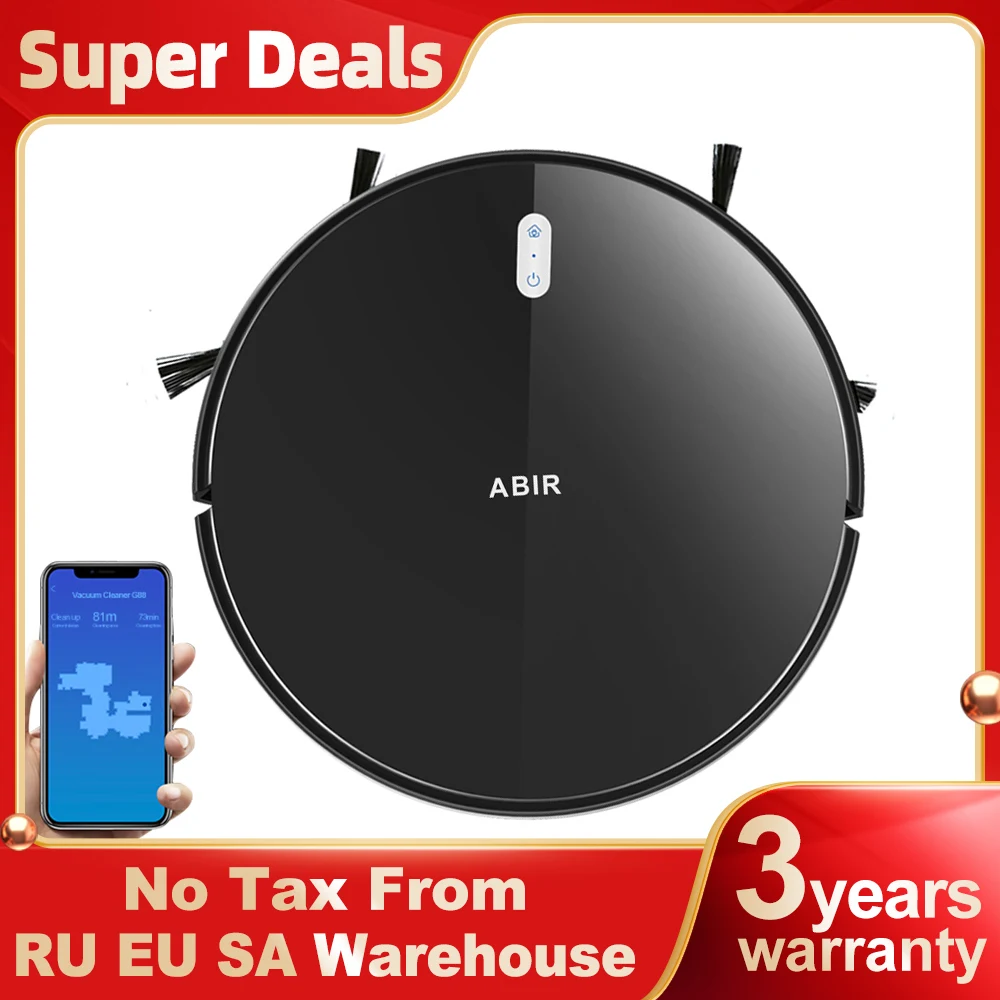Máy Hút Vệ Sinh Robot G20S Năm 6000Pa Hút, Bộ Nhớ Thông Minh, Bản Đồ Dẫn Đường WiFi Ứng Dụng Điện WaterTank, hút Chân Không Quét Lau Tất Cả Trong Một