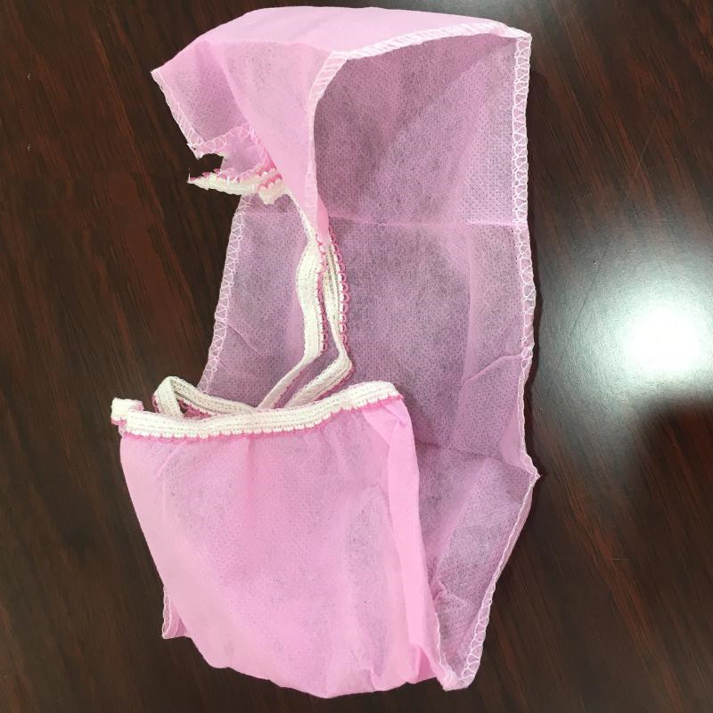 旅行用使い捨てパンティー,50/100ピース,個別に梱包されたビキニパンティー,美容院用,通気性のあるひも