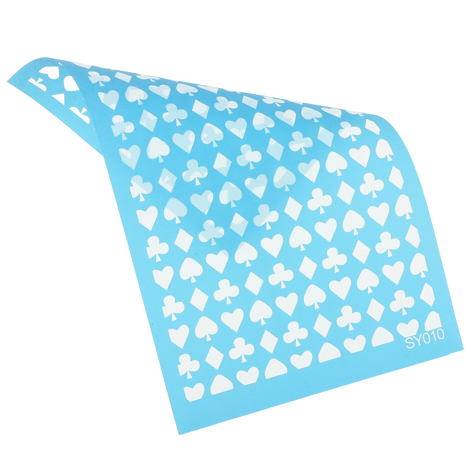 Cetakan Stencil Reusable untuk Kerajinan DIY, Template Tanah Liat Polimer, Alat Jaring Layar, Lembar Tekstur Tahan Lama, Dapat Dicuci, Portabel
