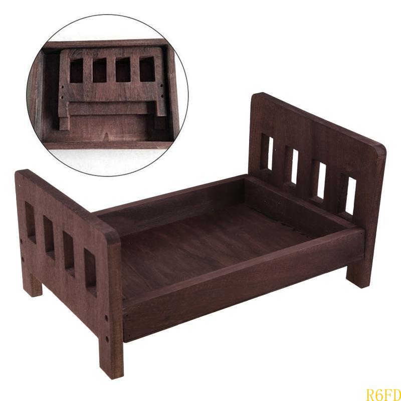 Реквизит для фотосъемки новорожденных, деревянная кровать, реквизит для детской фотографии, съемный фон, реквизит для детской фотографии