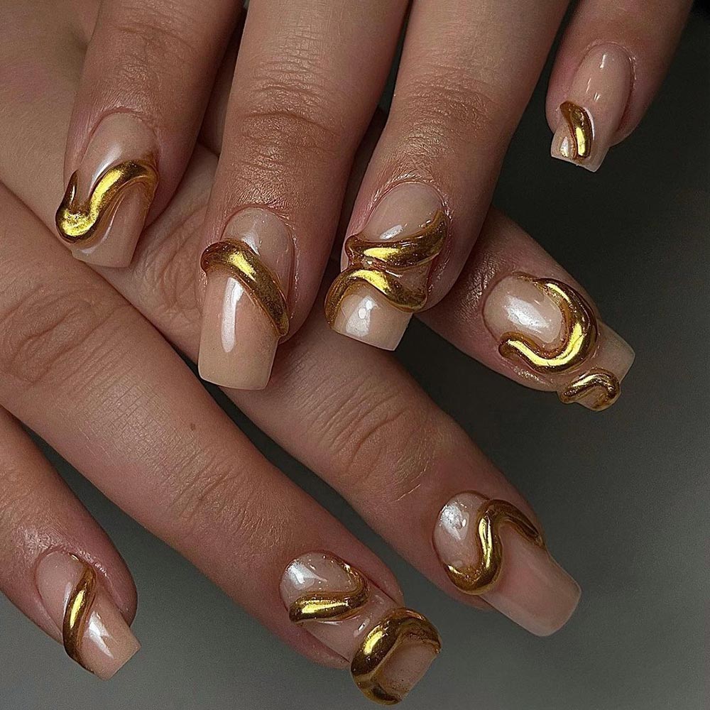 Semi-solid Magic Mirror Powder Modeling Gel 3D Tranparent Phototherapy Nail Art Glue Multifunctional Glue Soak Off UV Manicure8g