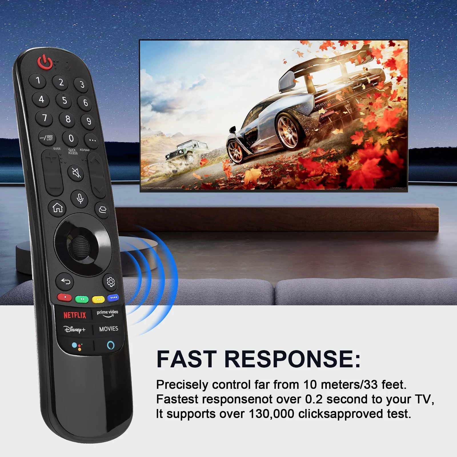 Telecomando universale Forlgsmart-Tv, telecomando magico per LG Uhd Oled Qned Nanocell Miniled 4K 8K Smart TV (nessuna voce Noprint)