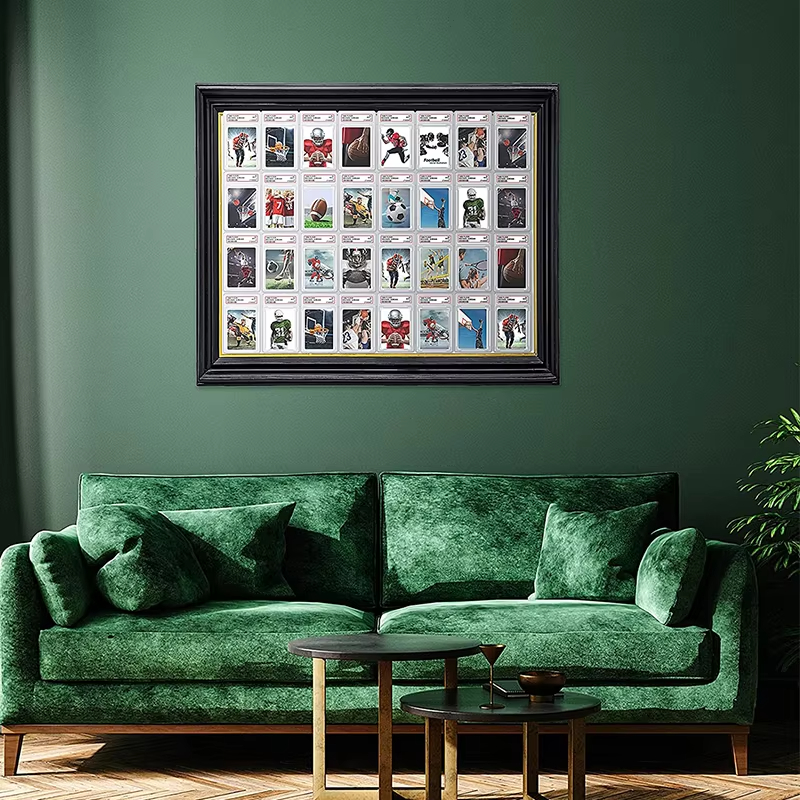 35PT Magnetische Kartenhalter Unterstützung Set Protektoren Hartplastik Hüllen Trading Vitrine Für Pokemon Baseball Sport Yugioh