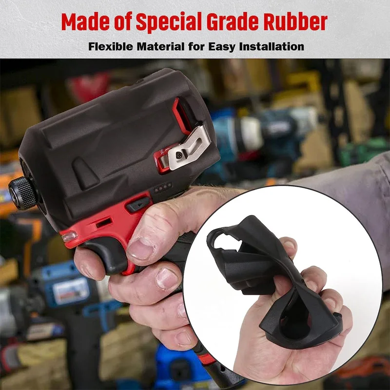 Para Milwaukee 49-16-2554 bota protectora de llave de impacto 2554-20/2555-20 funda protectora de llave de impacto de goma