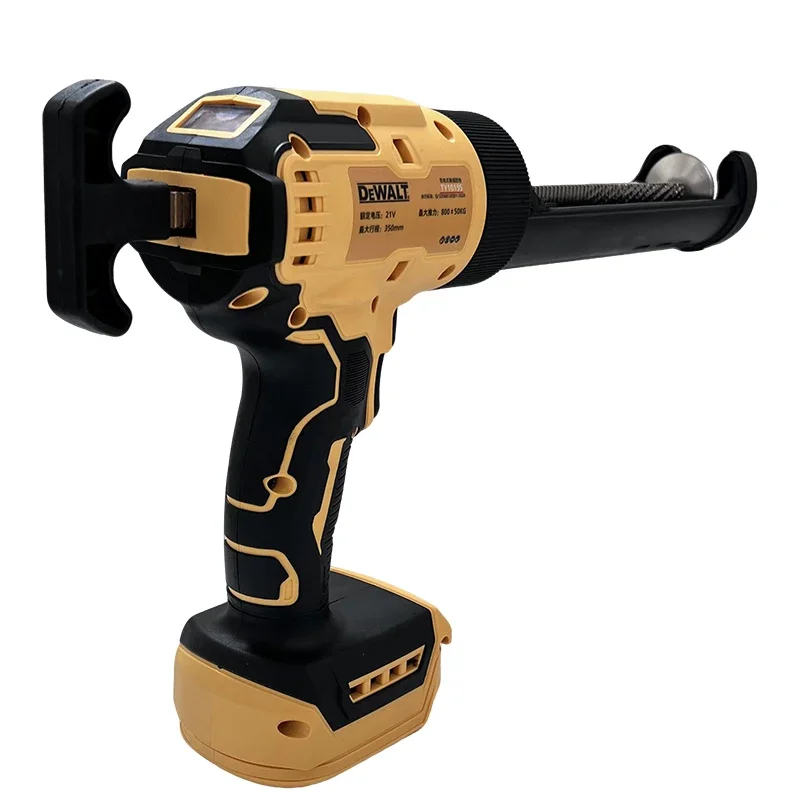 DeWALT 電動ガラス接着剤ガン セメントガラス接着剤 シール剤 シーラントツール ワイヤレスガラスドア 窓充填縫製ガン