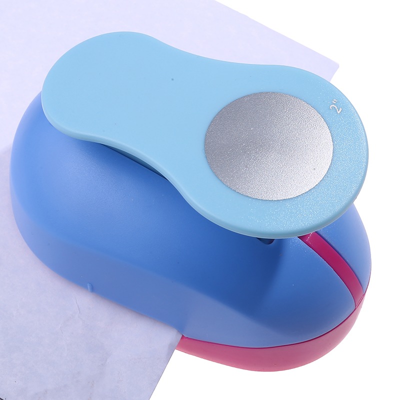 Zufällige Farbe Kreis Punch DIY Präge Schläge Scrapbooking Maschine Papier Schneiden Locher Runder Cutter 8/16/25/38/50mm
