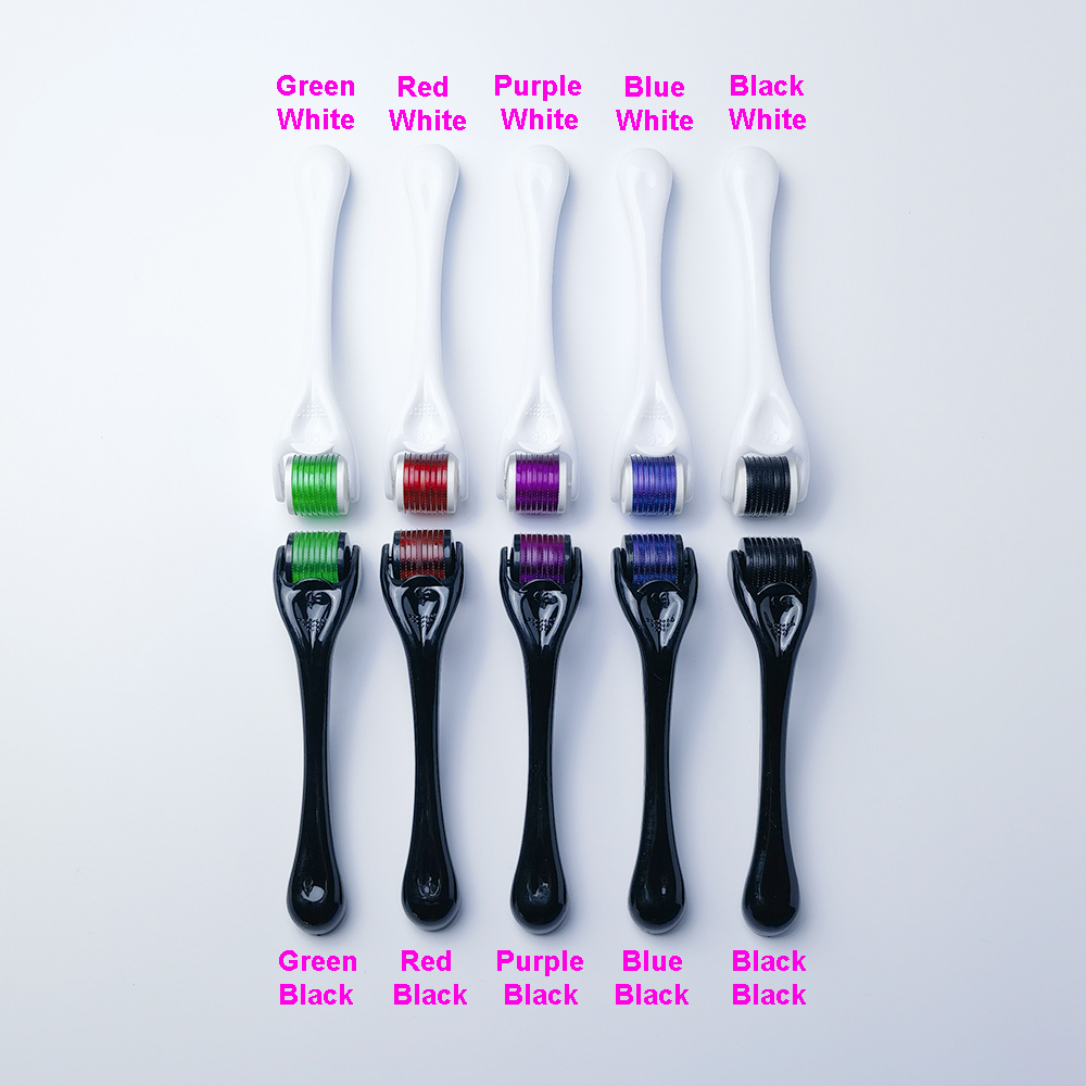 Micro Naald 540 Roller Derma Roller Dermaroller Titanium Haargroei Baardgroei Anti Haaruitval Behandeling Dunner worden Terugtrekkend