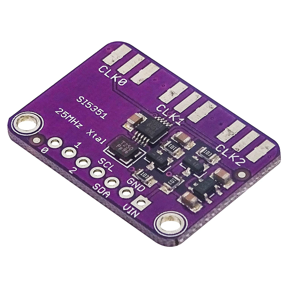 DC 3 V-5 V Si5351A Si5351 I2C Generatore di Orologio Breakout Board Modulo Generatore di Segnale Orologio 8KHz-160MHz Per Arduino