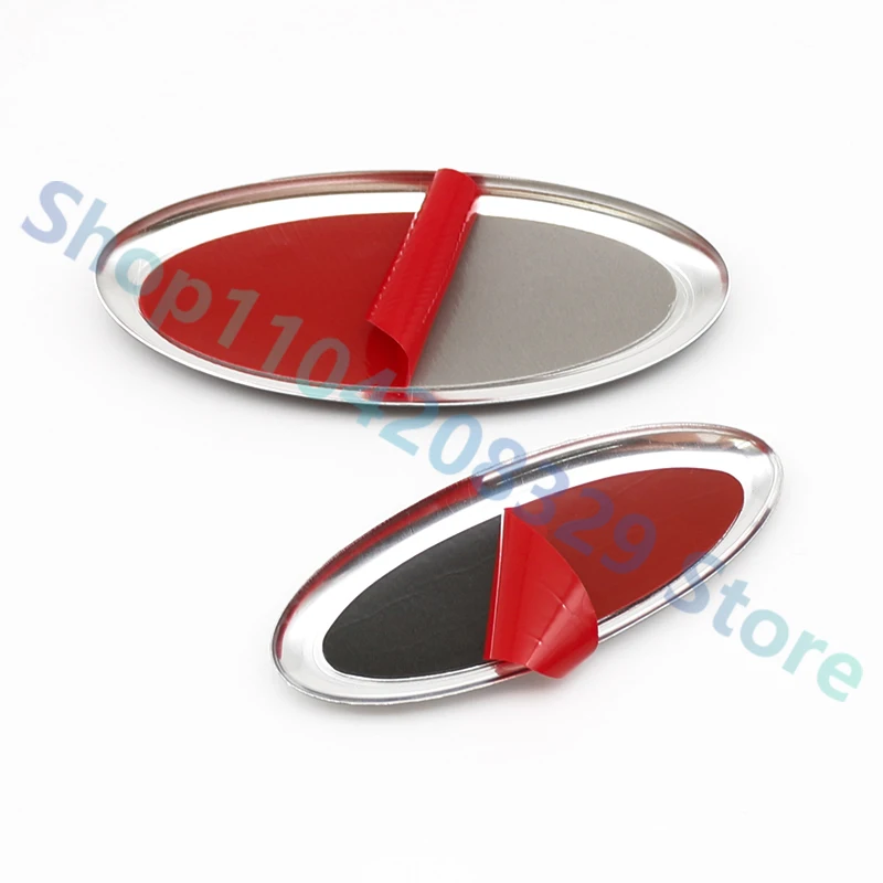 Emblema de rejilla delantera de coche, insignia con logotipo de maletero trasero, accesorios adhesivos para Ford Focus mk2 mk3 Fiesta mk7 Ranger Mondeo mk4 S-MAX Kuga