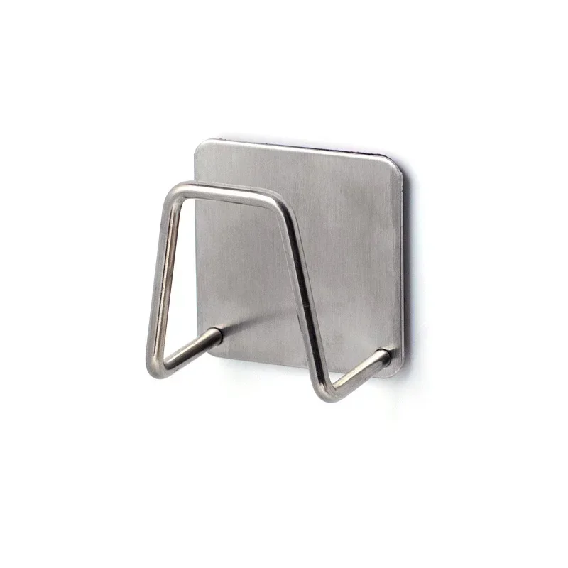 ห้องครัวผู้ถือฟองน้ําสบู่Drying Rack Self Adhesive Sink Drain Racksอ่างล้างจานสแตนเลสWall Storage Racks Hooks