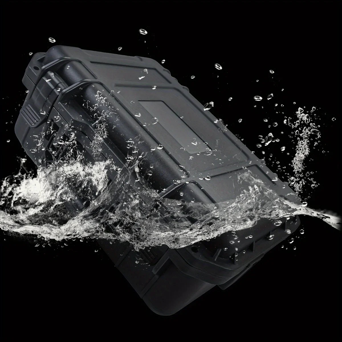1pc Waterproof Hard Carry Case Bag Tool Case With Pre-cut Sponge Storage Box Safety Protector Organizer Hardware Toolbox
