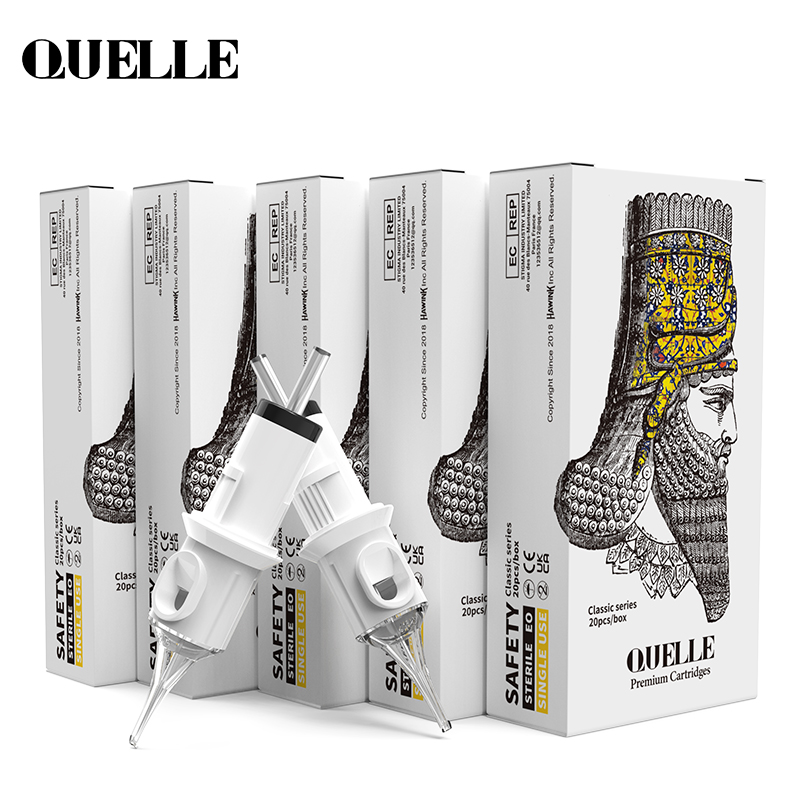 QUELLE 20/40/60/80/100PCS Multi-Boxed Tattoo Nadeln RL 0,35 MM Einweg sterile Revolution Patrone Für Tattoo Make-Up Kunst