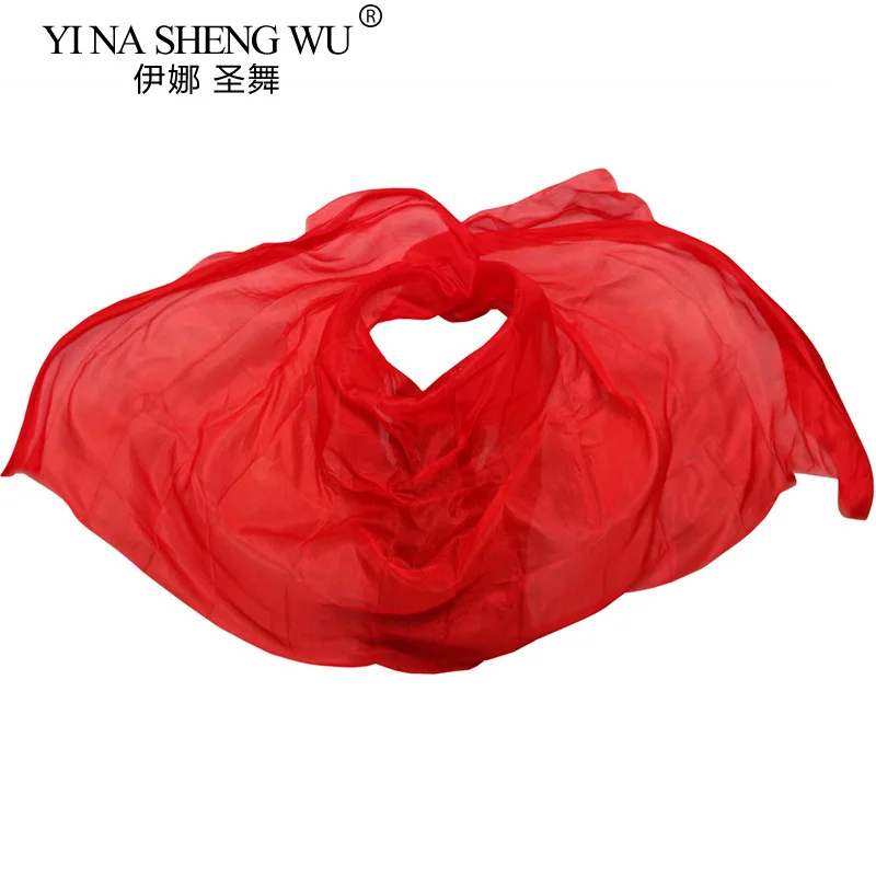 Múa Bụng Lụa Vân Tùy Chỉnh Gradient Khăn Choàng Hiệu Suất Khăn Tay Tự Nhiên Thật 100% Lụa Tay Ném Phụ Nữ Trưởng Thành