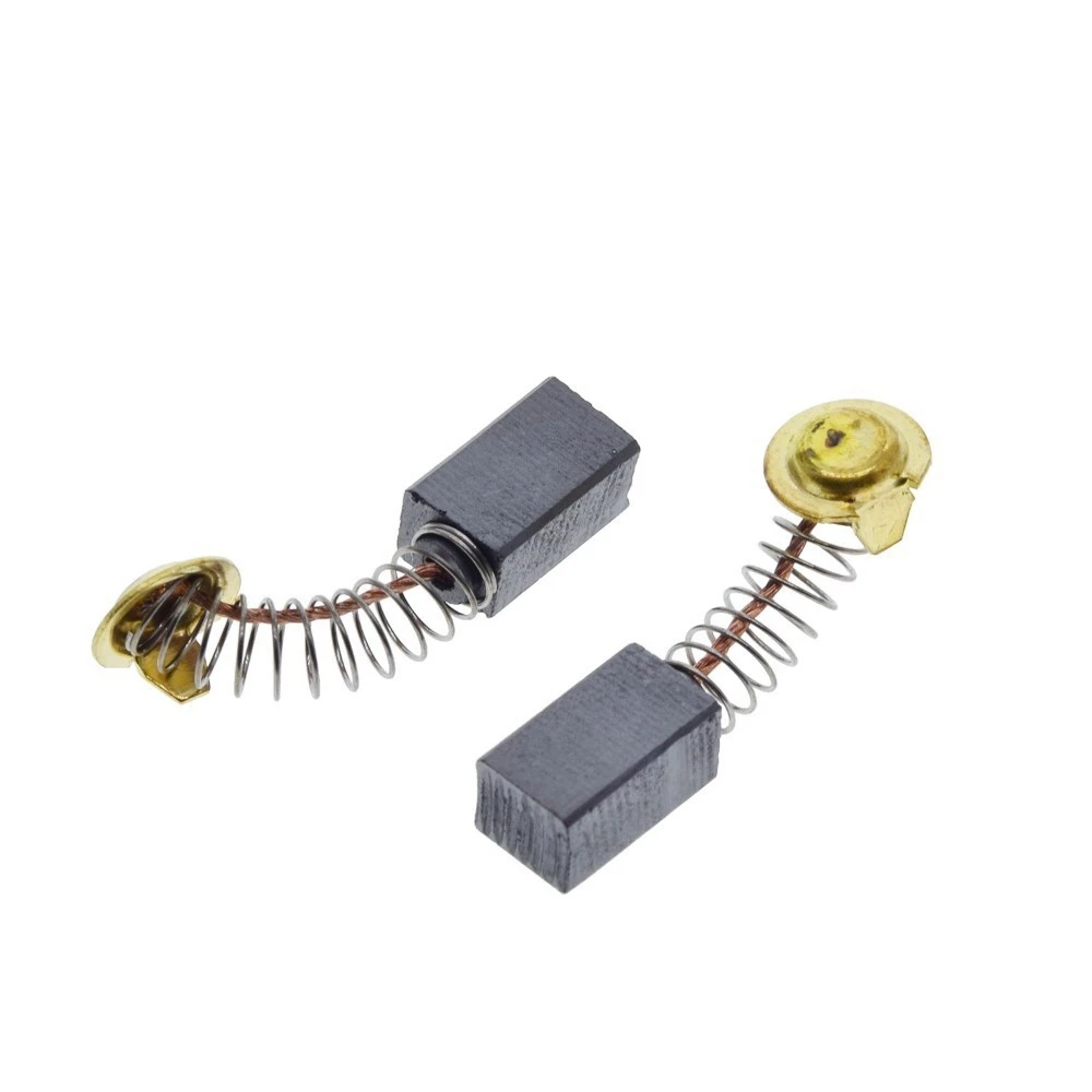 10 Uds Mini taladro repuesto de lijadora eléctrica cepillos de carbono repuestos para motores eléctricos herramienta rotativa TZT 6,5x7,5x13,5mm