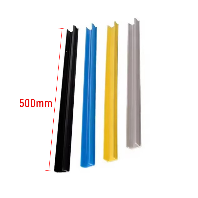 EUアルミニウムプロファイル用フラットシールパネルホルダー,ハードスロットカバー,長さ500mm, 6mm, 8mm, 10mm, 20シリーズ,30シリーズ,40シリーズ,45シリーズ,20個