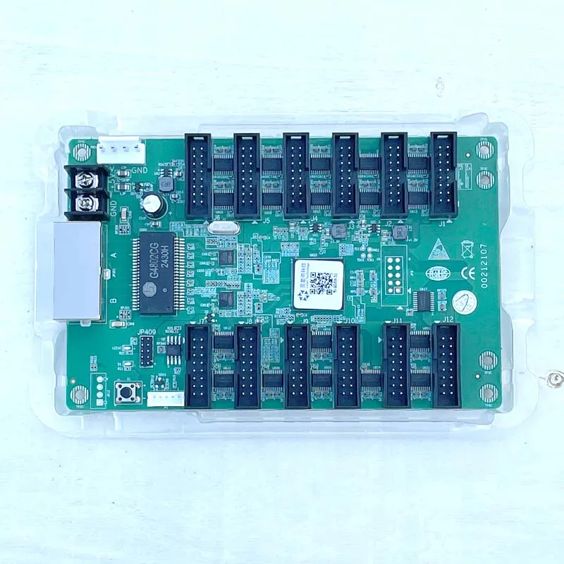Linsn RV908m32 Tarjeta receptora Controlador de pared de vídeo Pantalla LED Matriz RGB HBU75 Tarjeta de control de módulo a todo color
