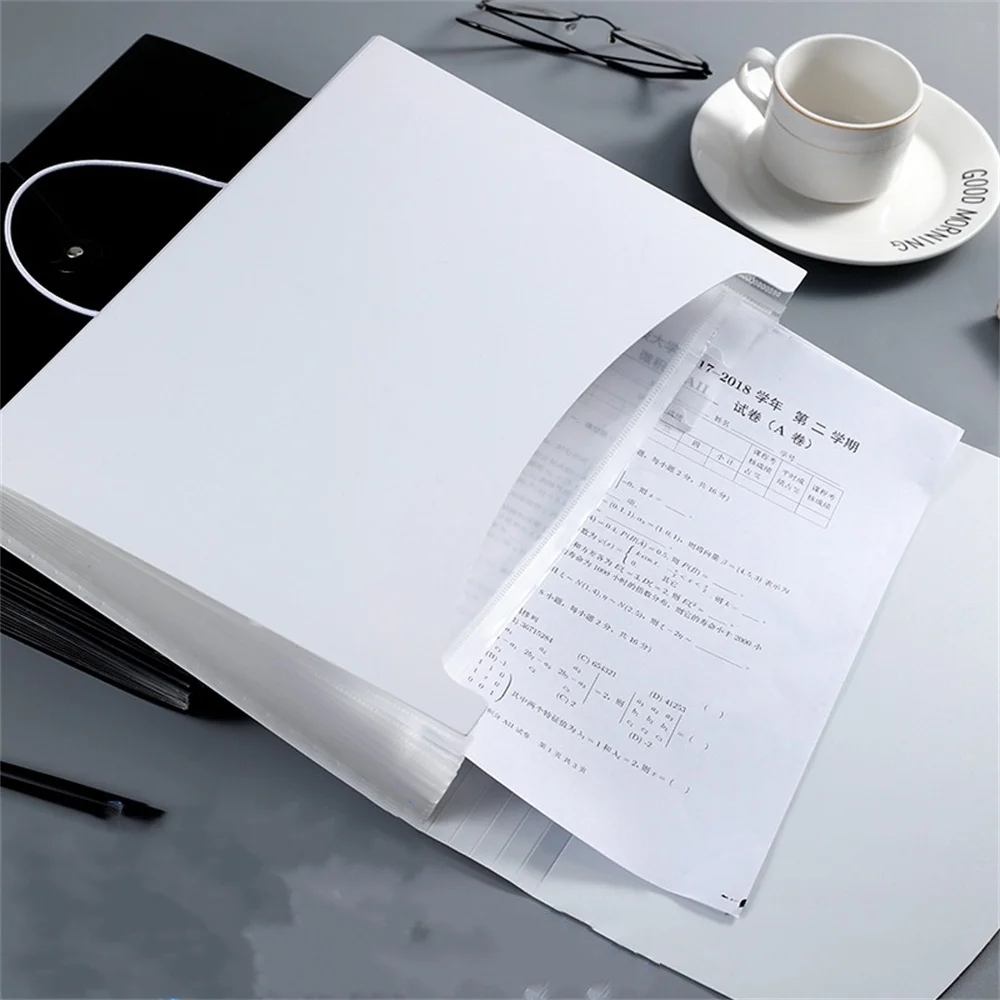 A4 Large Capacity File Folder Multi-Layer Expanding Sorting Storage Bag Folder Desktop Document Contract Paper File Organizer