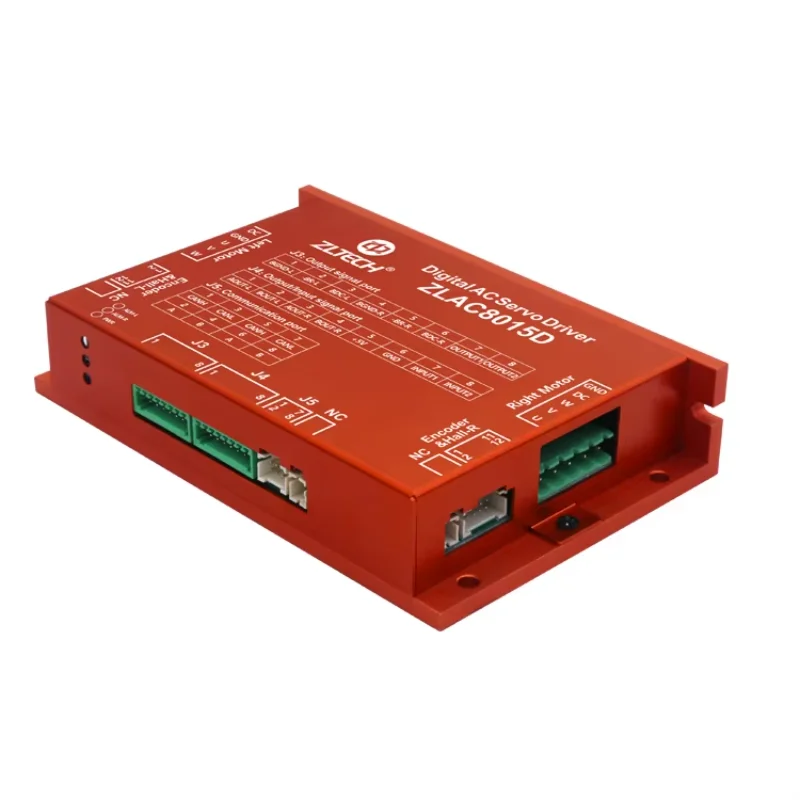 ZLTECH CE ROHS2.0 3 Phase 24V-48V 15A 500W CANOPEN RS485 Dual Channel Brushless DC Hub Motor Controller Driver For Mobile Robot