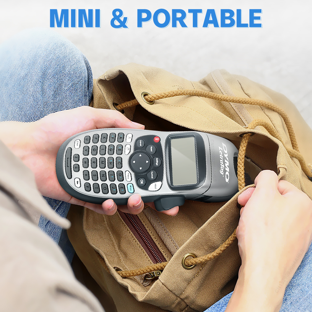 インクレスラベルプリンター Dymo LT100H ポータブル Dymo ラベルメーカーマシン LT-100H 10PK ラベルカセット自己粘着ステッカー 91201