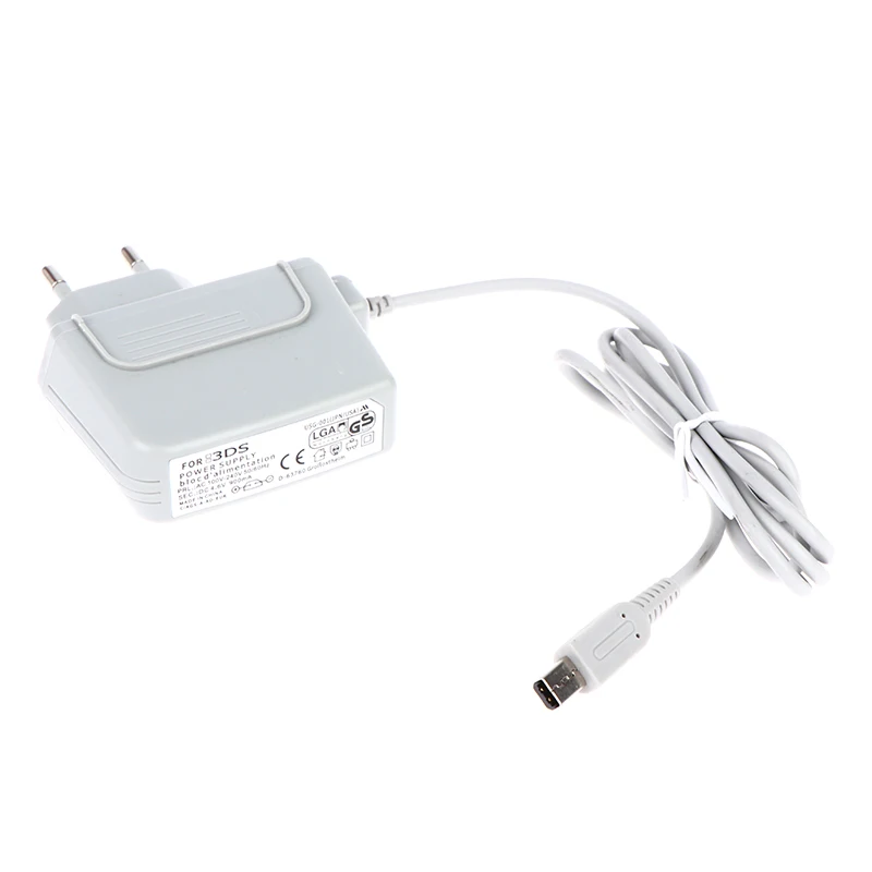 1pc EU Plug Travel Charger For NEW 3DS XL AC 100V-240V Power Adapter For DSi XL 2DS 3DS 3DS XL