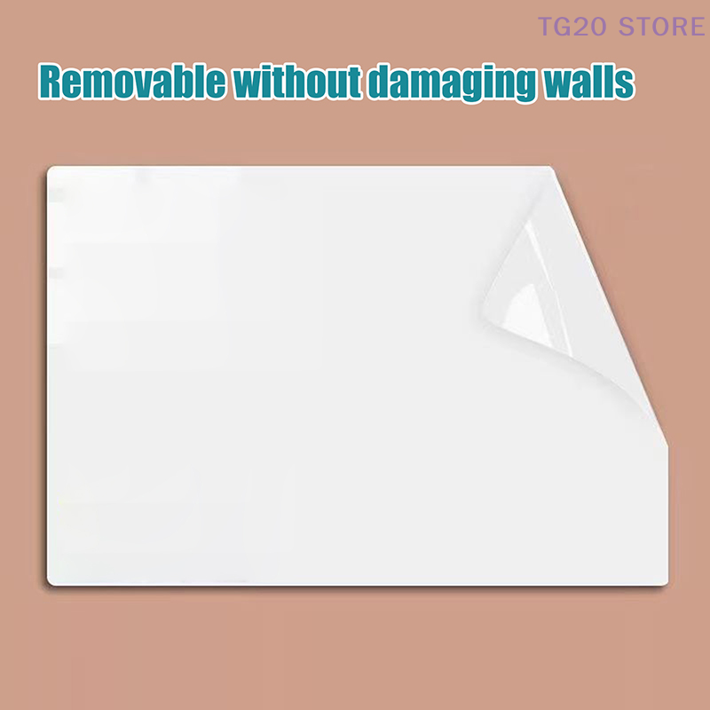 Removable Reusable Electrostatic Whiteboard Sticker Household PP Erasable Graffiti Drawing Board For Teaching And Learning
