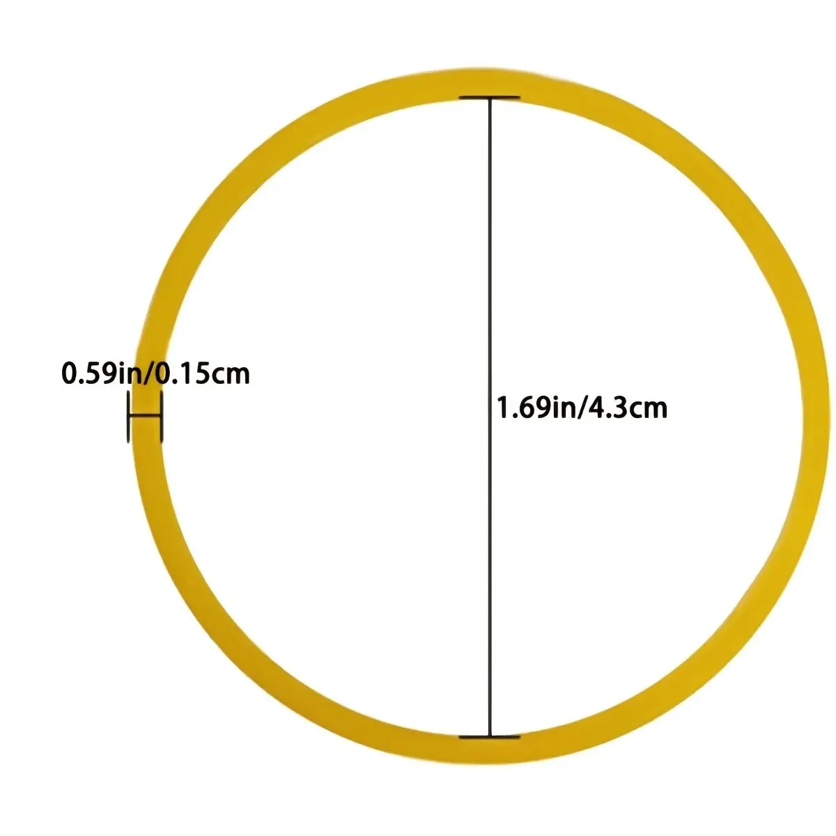 Anneau en caoutchouc élastique réglable jaune, 100/200 pièces, fournitures de bureau pour étudiants, papeterie, élastique, bande de vache