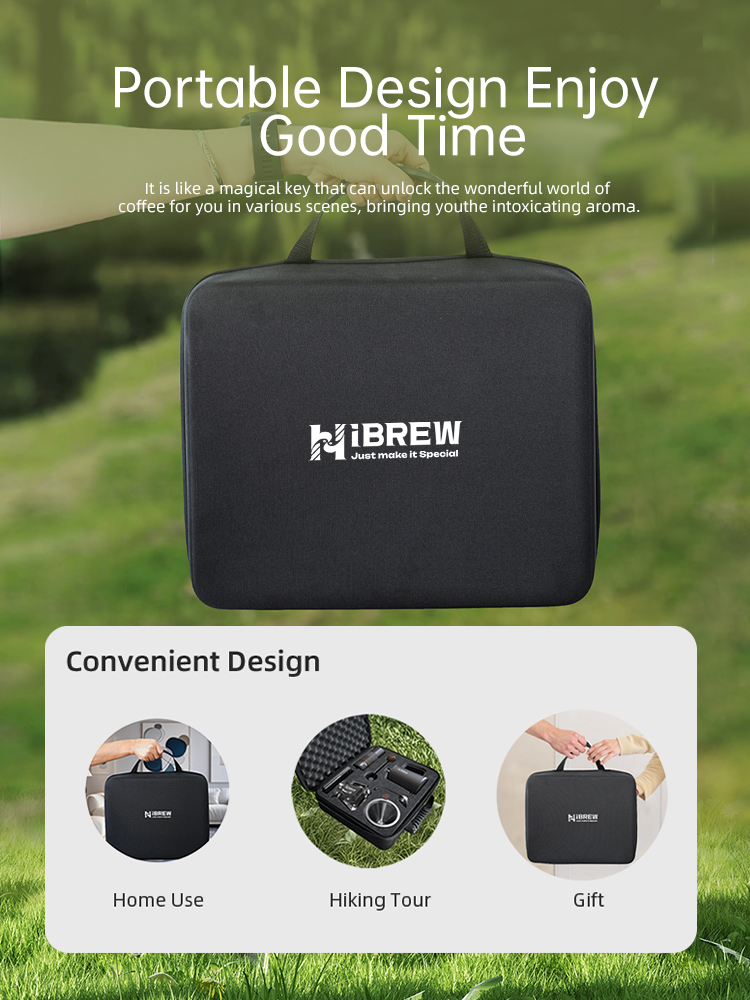 HiBREW Кофейные чайники Ручная кофемолка Кофеварка Набор из 8 предметов