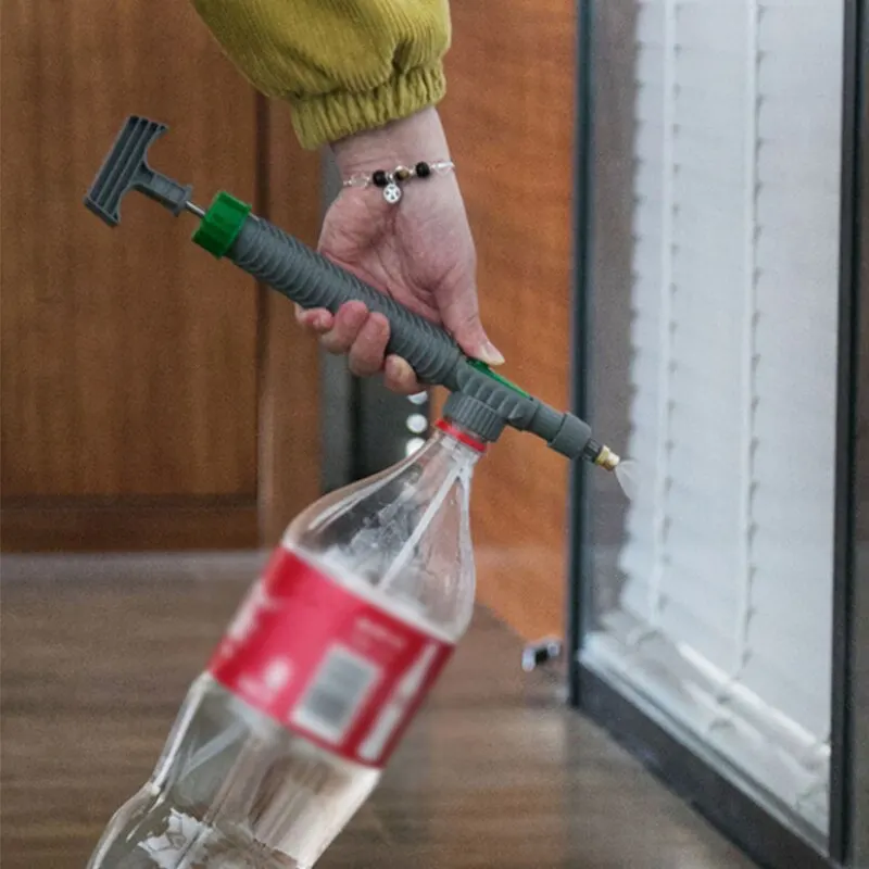 Garten bewässerungs sprayer Getränke flasche Gießkanne Hochdruck kleiner manueller Druck einstellbarer Sprüh kopf
