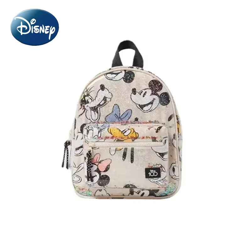 2025 Nieuwe Disney Meisjes Rugzak Mickey Mouse Print Meisjes Reizen Opslag Mode Cartoon Schattig Meisje Baby Mini Rugzak