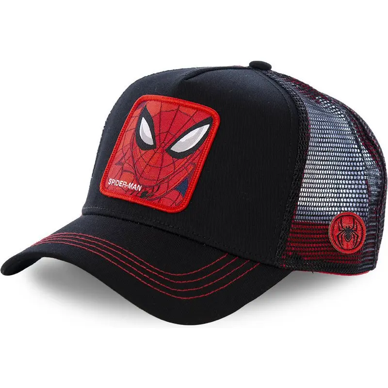 고품질 마블 모든 스타일 애니메이션 만화 Snapback 코튼 야구 모자 남자 여자 힙합 아빠 메쉬 트럭 모자 Dropshipping