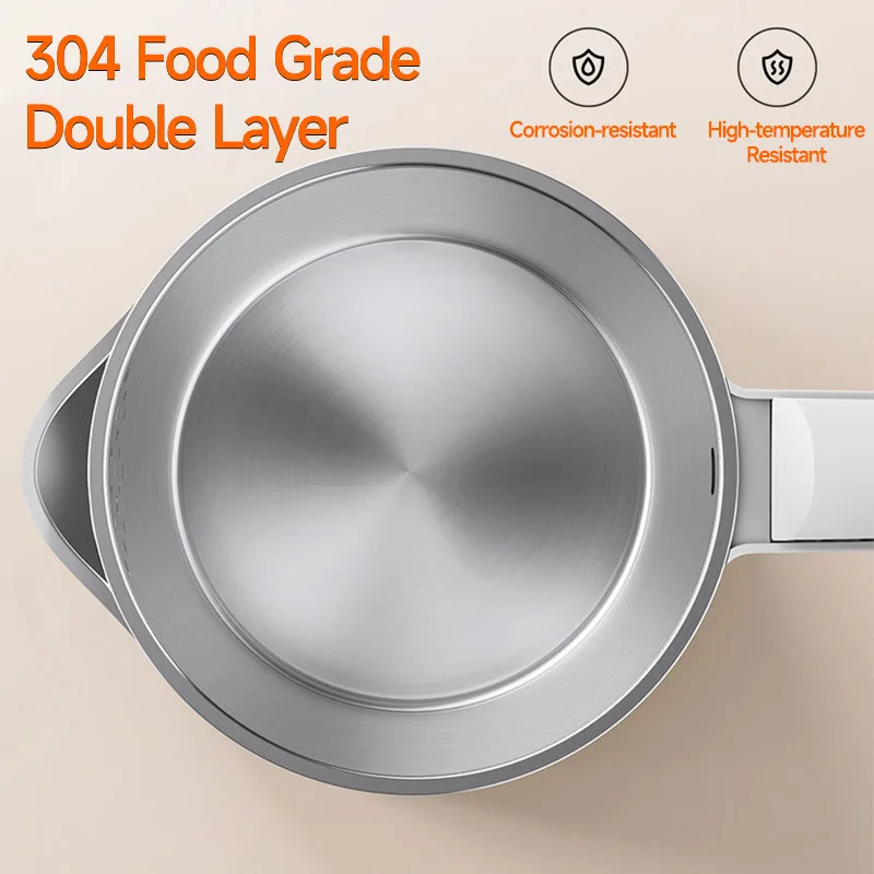 Электрический чайник Xiaomi Mijia N1, горшок для быстрого горячего кипячения, чайник из нержавеющей стали, 220 В, отель, семейная поездка, кухня, умный чайник для дома