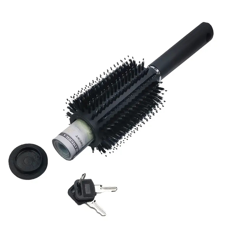 Hidden Storage Box for Hair Brush, Secret Stash, Hide Money Safe, Key Safe, Hollow, Home