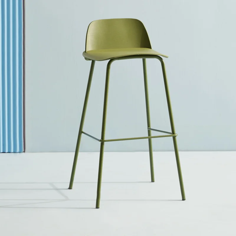 แผนกต้อนรับยืนเก้าอี้บาร์สูงหรูหราเคาน์เตอร์Designerเก้าอี้บาร์Ergonomic Nordic Taburete Cocinaร้านกาแฟเฟอร์นิเจอร์