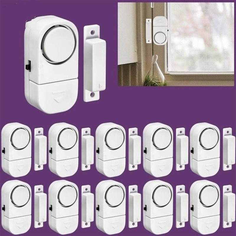 Alarme de porte et fenêtre sécurité sans fil maison fenêtre porte antivol système d'alarme de sécurité capteur magnétique