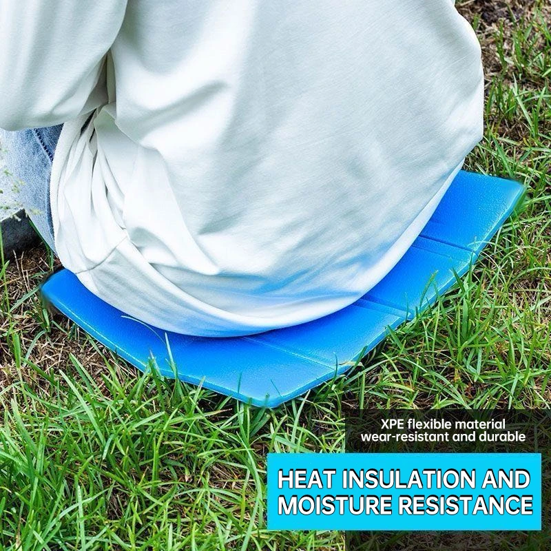 Almohadilla plegable XPE de espuma para exteriores, almohadilla impermeable portátil adecuada para mochilas de senderismo, cojín para senderismo y montañismo
