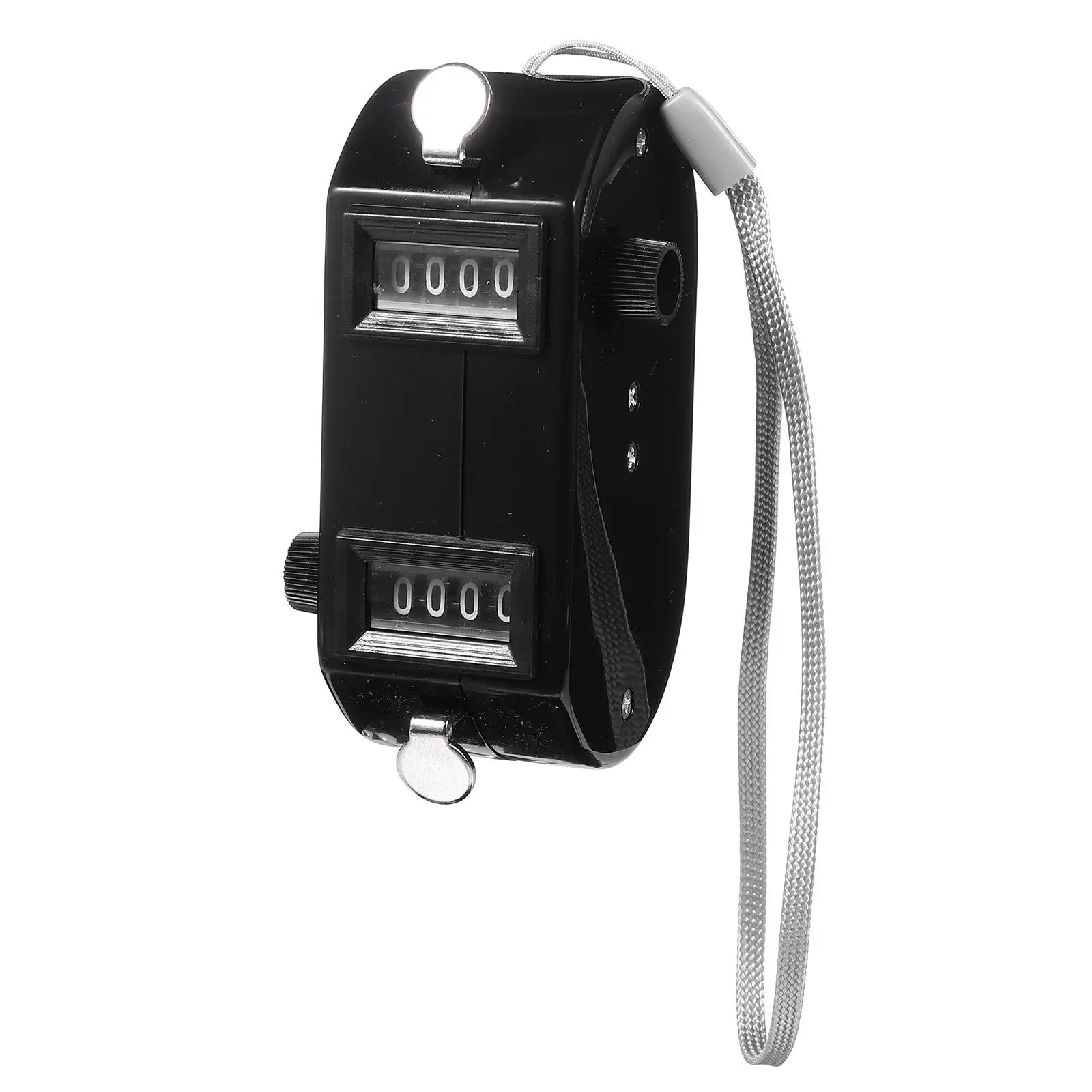 Bidirectional Counter Tally Clicker Hand Golf Score Keeper Baseball Pitch Visitor Mechanical Portable Small Clear