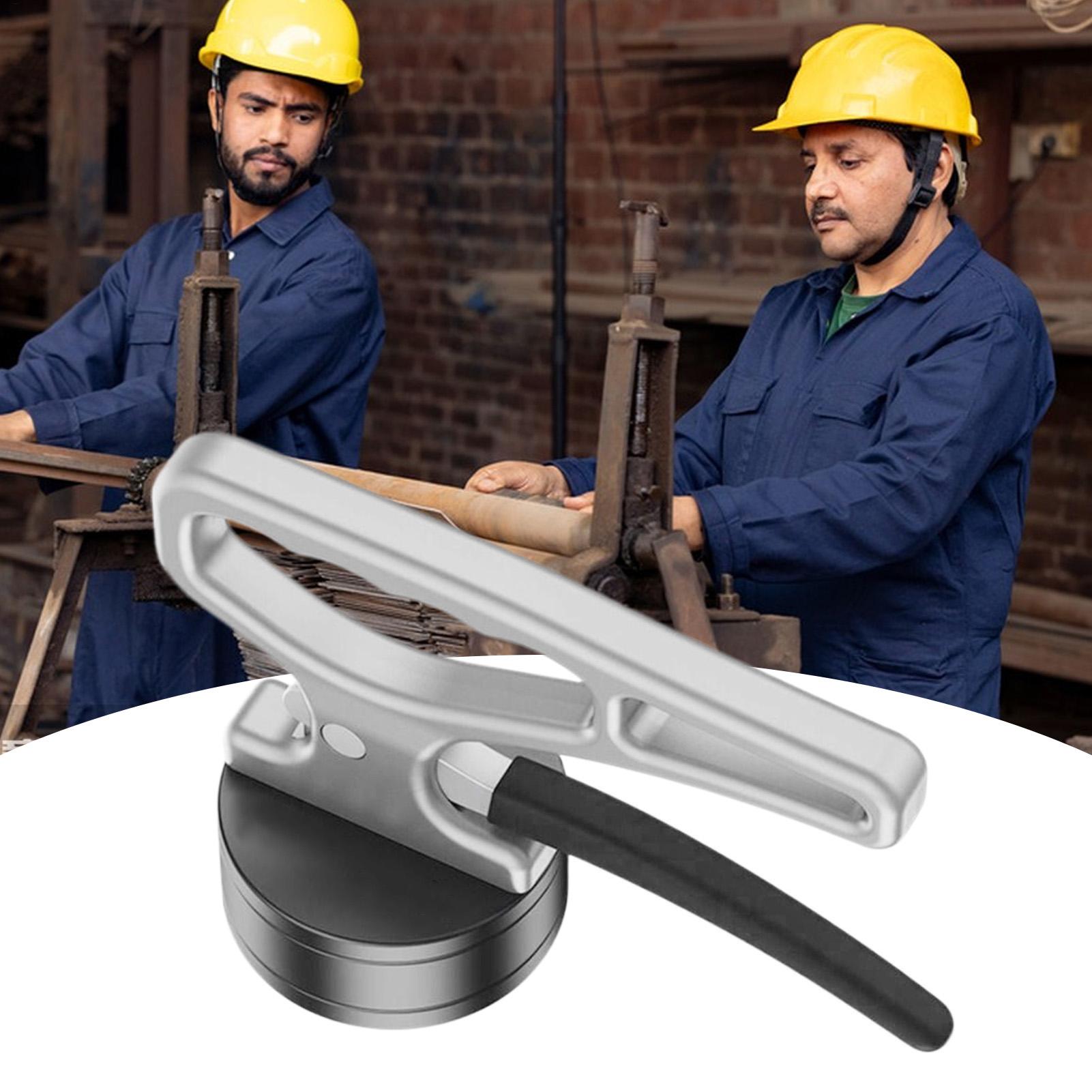 Alça de elevação magnética suporte de ferramenta magnética resistente suporte manual de liberação rápida para objeto de metal gadgets multiuso para
