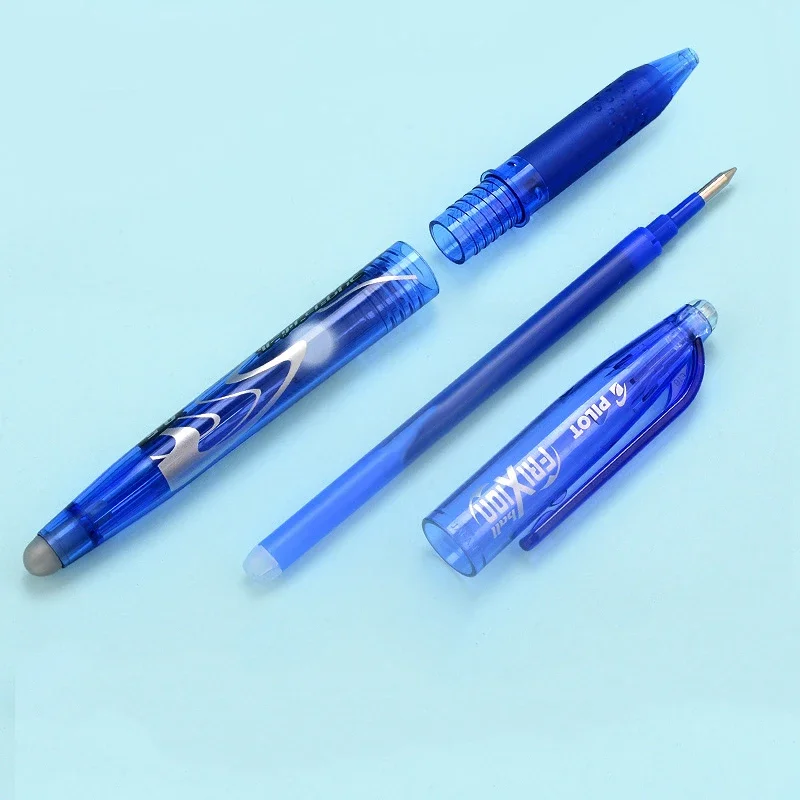 นักบิน 0.5 มม.Erasable GEL ปากกาชุดเติมความจุสูงเปลี่ยนได้ Rod ล้างทําความสะอาดได้ Handle สําหรับสํานักงานโรงเรียนเขียนเครื่องเขียน