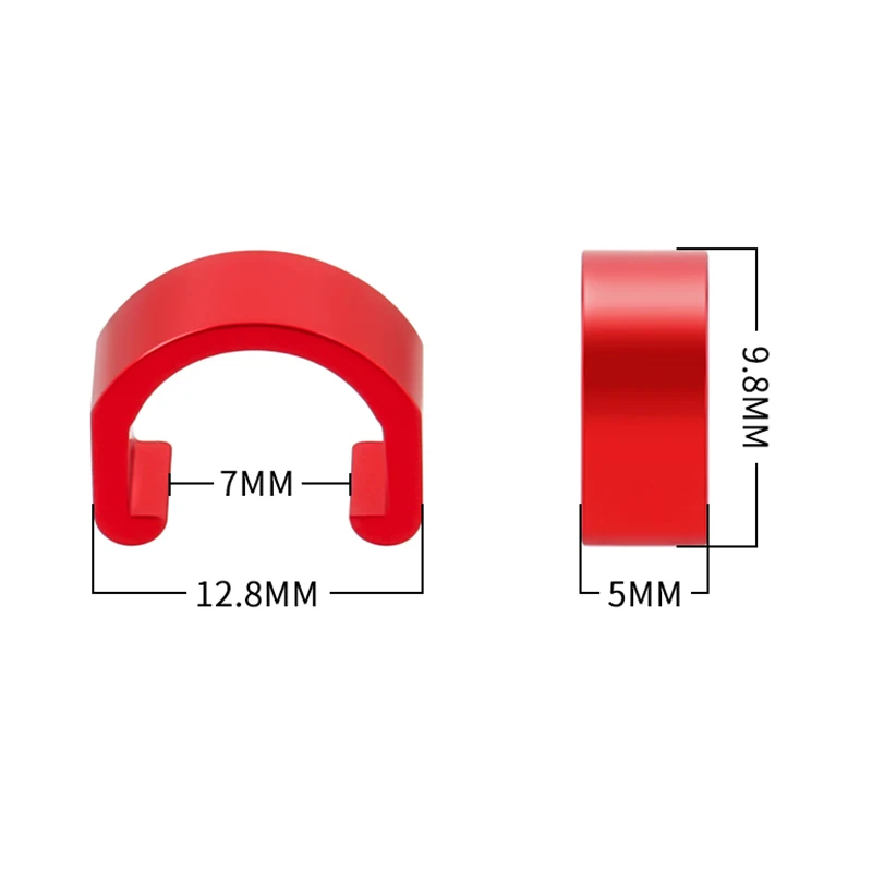 MUQZI 10 Chiếc MTB Xe Đạp Khung Xe Đạp U Khóa Cho Phanh Cáp Nhà Ở Vòi Ống Sang Số Cáp Hướng Dẫn Viên Nút Cố Định ống Kẹp