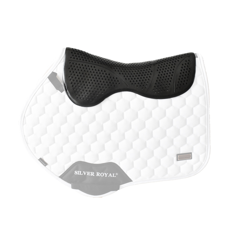 Almofada de sela de gel equestre antiderrapante resistente ao frio design de absorção de choque com ventilação para passeios de trilha de longa distância