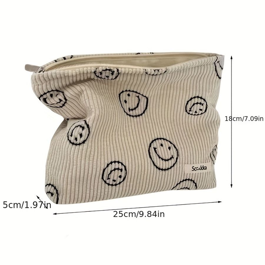 Borsa per il trucco Borsa da toilette da viaggio Borsa per pennelli per trucco carina Borse per cosmetici per donna Borse per trucco con cerniera per borsa